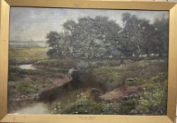 Duckett Hoggdon On the Bollin Oil on canvas Signed and dated 1925