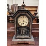 A Junghans mantle clock,