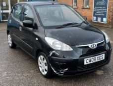 A Hyundai i10 classic five door hatchback, registration number CA09 XGS,