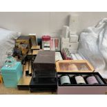 Tiffany and Co perfume together with other perfumes, Visage makeup,