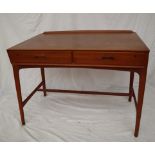 A mid-20th century teak desk designed by Svend Madsen,