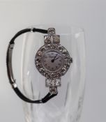 A lady's Chopard wristwatch,