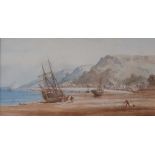 Alfred Parkman Oystermouth, Swansea Bay Watercolour Signed and dated 1914 26.