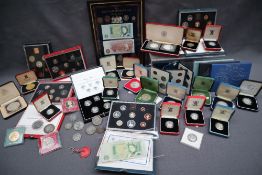 Six United Kingdom silver proof Piedfort One Pound Coins, all boxed dates including 2 x 1983, 1986,