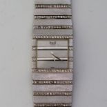 A lady's 18ct white gold Piaget wristwatch,