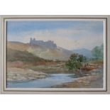 Alfred Parkman Pennard Castle Watercolour Signed and dated 1909 15.