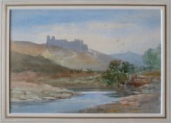 Alfred Parkman Pennard Castle Watercolour Signed and dated 1909 15.