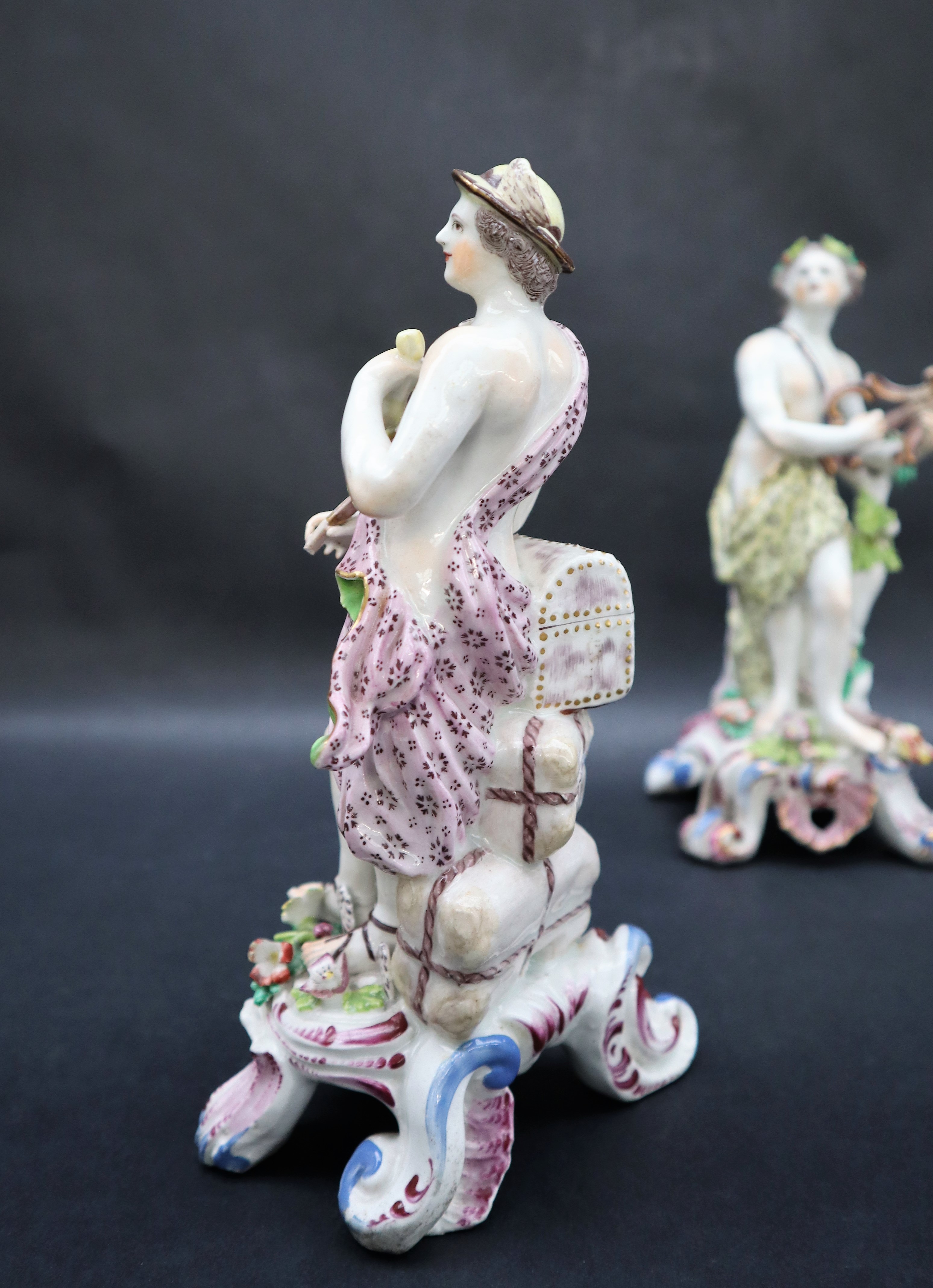 A Bow porcelain figure of Hermes, - Image 4 of 12