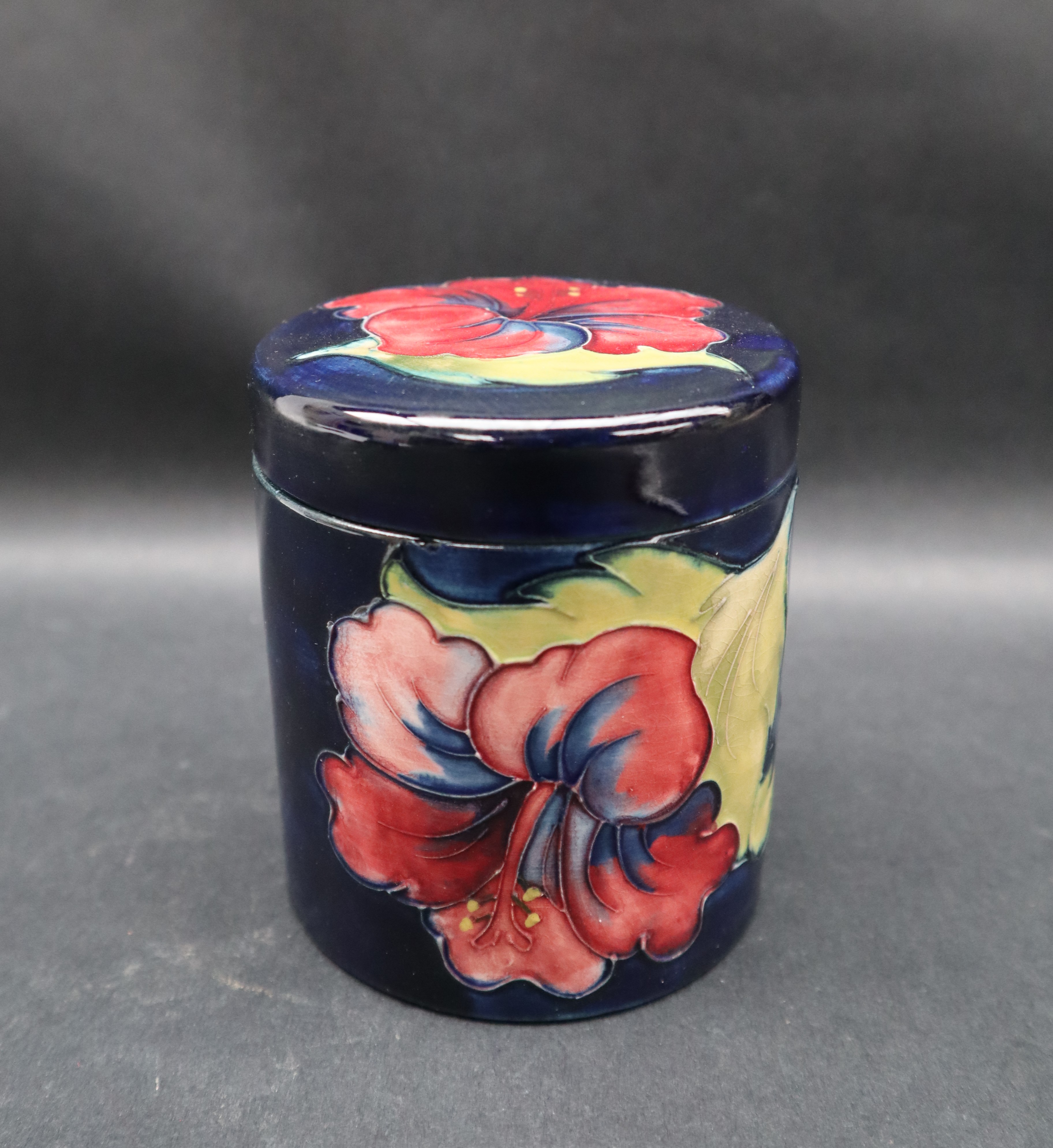 A Moorcroft pottery ginger jar and cover of cylindrical form, - Image 2 of 6