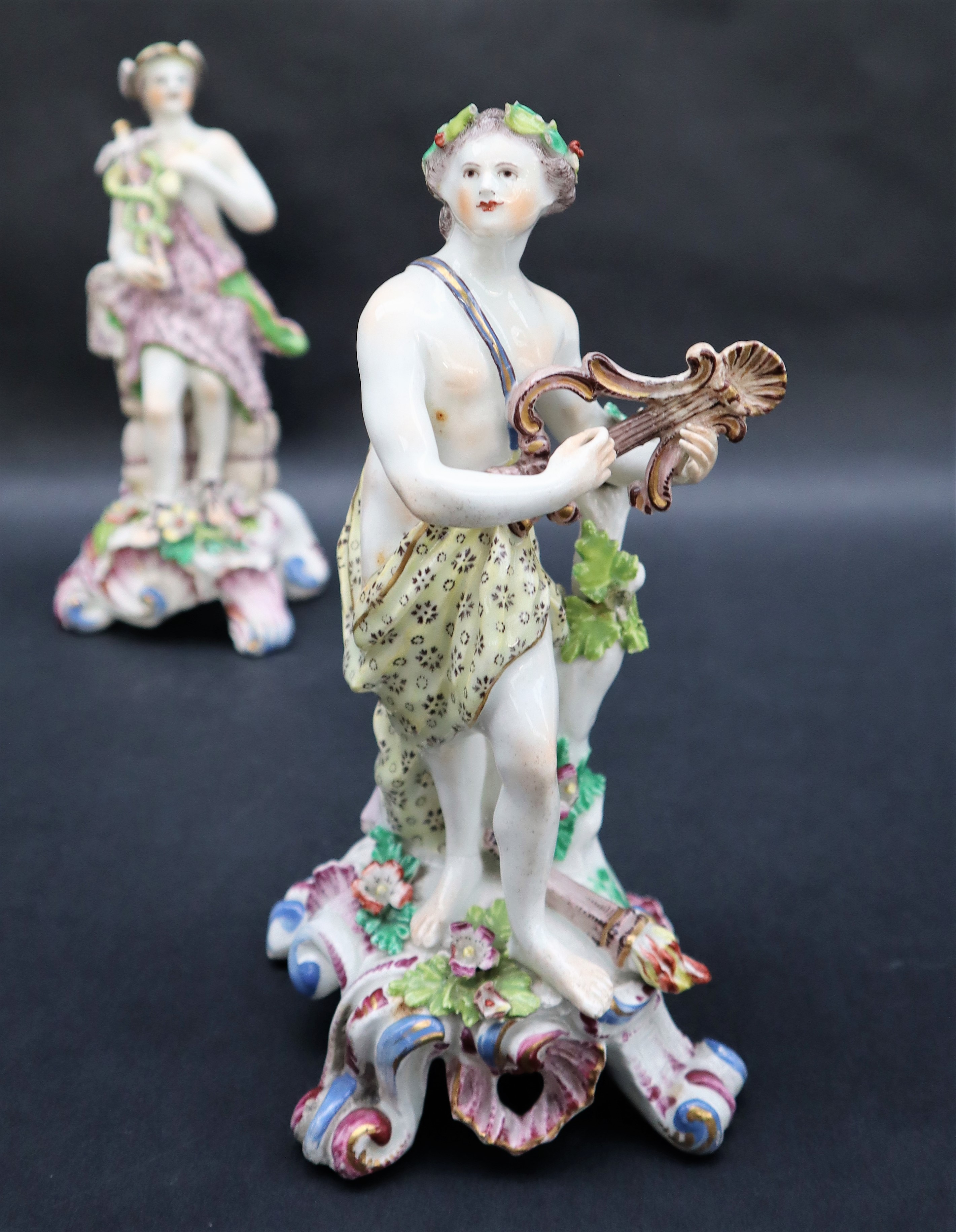A Bow porcelain figure of Hermes, - Image 7 of 12
