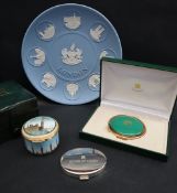 A Halcyon Days enamels box,