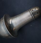 A George V silver sugar caster,