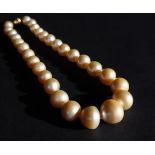 A pearl necklace,