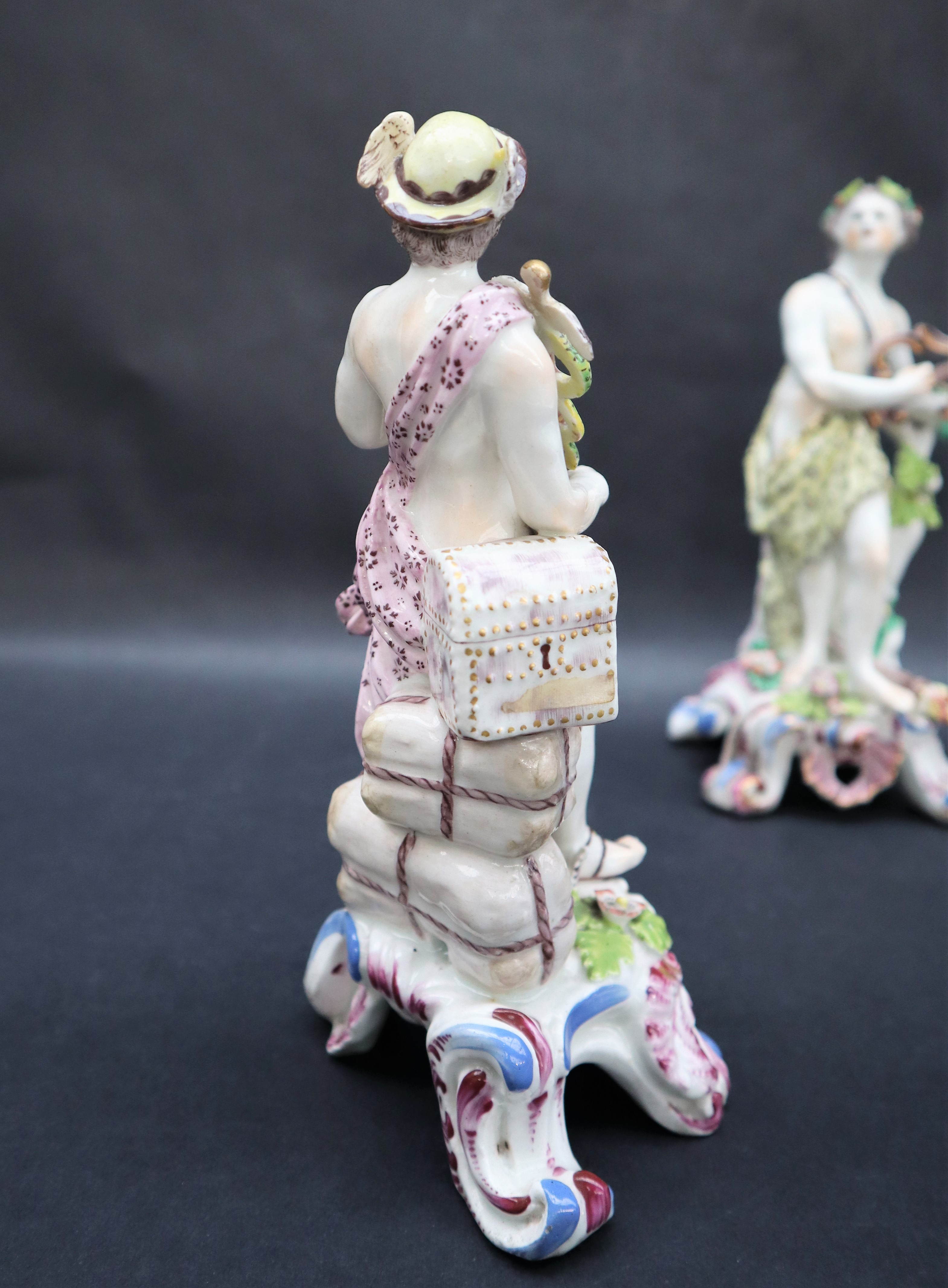 A Bow porcelain figure of Hermes, - Image 5 of 12