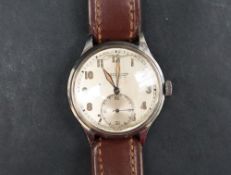 A gentleman's Jaeger Le Coultre wristwatch,