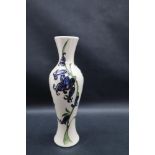 A Moorcroft pottery vase decorated in the bluebell harmony pattern, impressed marks, dated 2009,