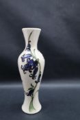 A Moorcroft pottery vase decorated in the bluebell harmony pattern, impressed marks, dated 2009,