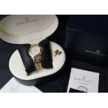 A gentleman's Bertolucci 18ct gold wristwatch approximately 134 grams, with paperwork,