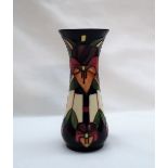 A Moorcroft pottery Trilogy pattern vase, impressed mark and dated 2006, by Rachel Bishop,