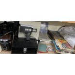 Eagle and other comics together with other books and publications, a Canon Super 8 camera,