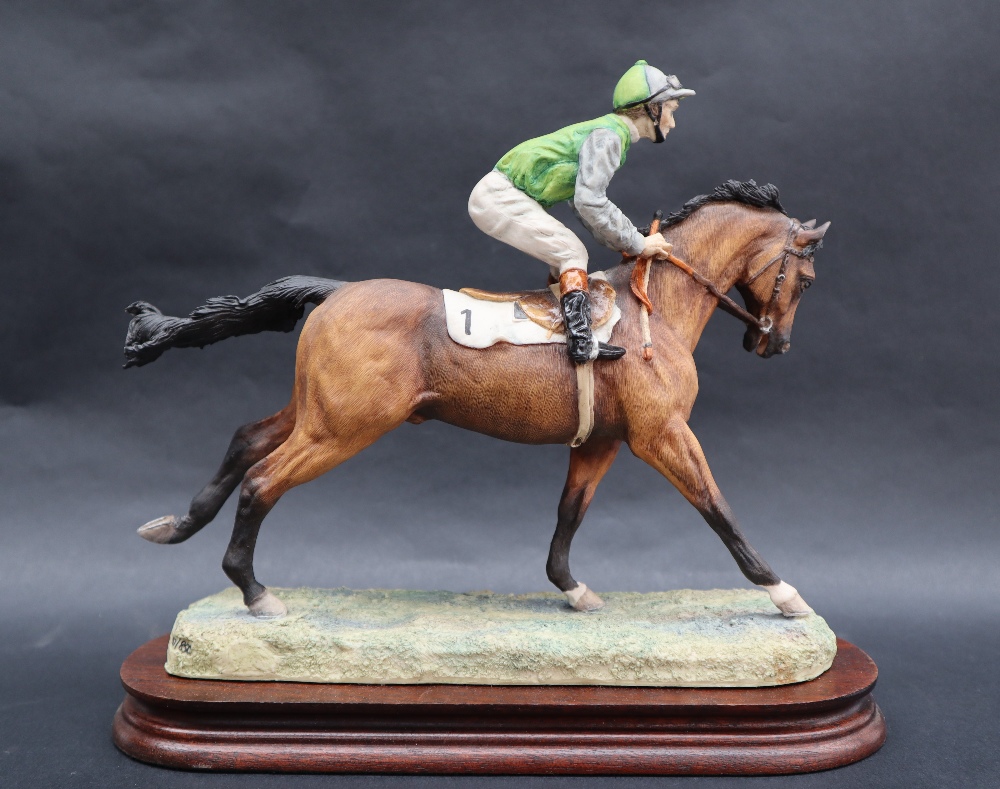 A Border Fine Arts sculpture "Cantering Down", by Anne Wood, No. - Image 8 of 8