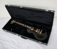 A Gibson Les Paul Studio model electric guitar, in black, Made in the U.S.A. No.