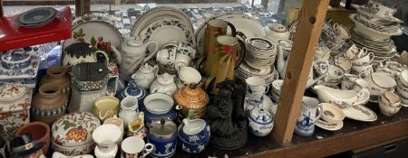 A Coalport Indian tree pattern part tea and dinner service together with other part tea sets,