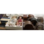 Leonardo Collection Dolls together with Mantle clock cases,