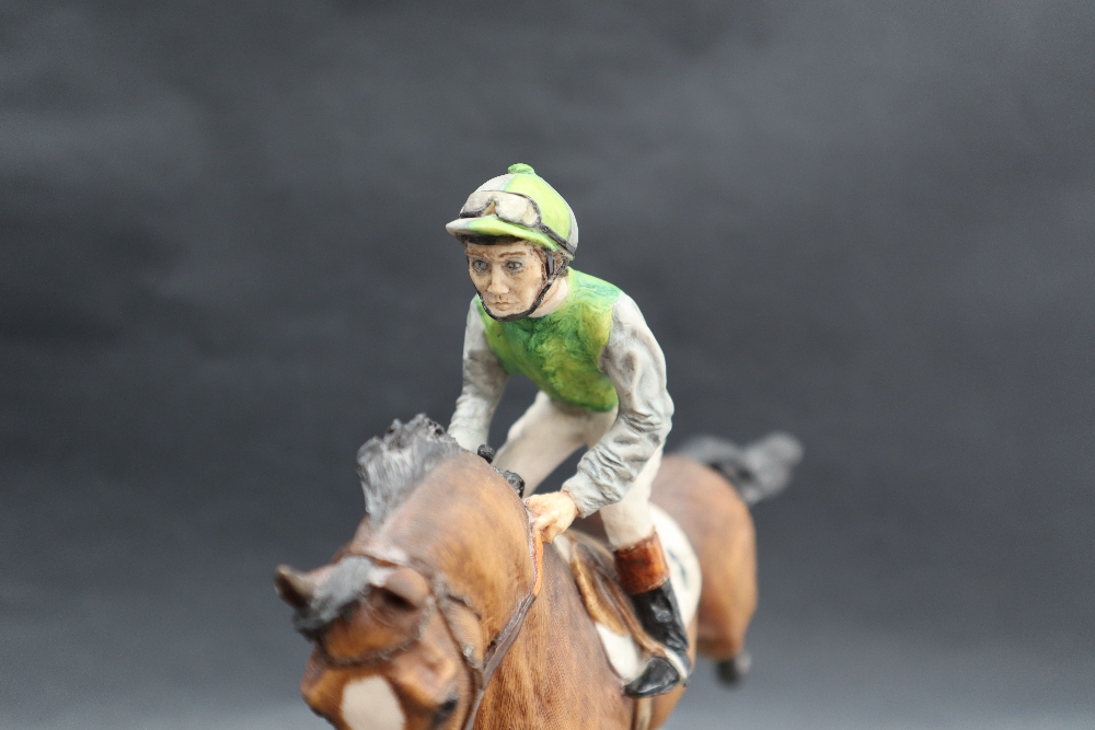 A Border Fine Arts sculpture "Cantering Down", by Anne Wood, No. - Image 7 of 8