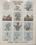 A Marilyn Monroe poster "The last sitting"