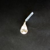 Gemporia - A canary kunzite and diamond 18k gold Lorique pendant, 16.