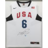 Signed LeBron James Olympic Jersey