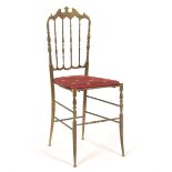 Hollywood Regency Brass Chiavari Chair