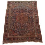 Antique Fine Hand-Knotted Shiraz Carpet, ca. 1920's