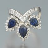 Ladies' Sapphire and Diamond Ring