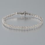 Ladies' Gold and Diamond Tennis Bracelet