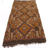 Semi-Antique Fine Hand-Knotted Kilim Carpet