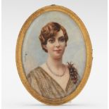 Portrait Miniature of a Young Woman