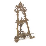 Baroque Style Patinated Brass Tabletop Easel