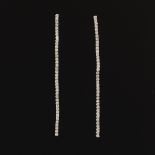 A Pair of Diamond Drop Earrings