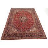 Very Fine Semi-Antique Hand-Knotted Kashan Carpet