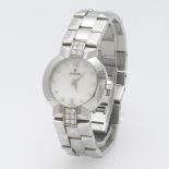 Concord Stainless Steel and Diamond Watch