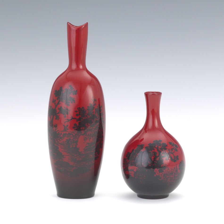 Two Royal Doulton Flambe Vases - Image 3 of 6