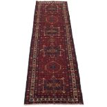 Fine Semi-Antique Hand-Knotted Karajeh Runner