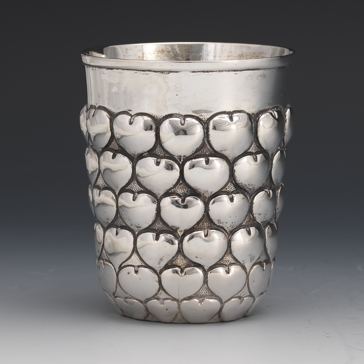 German Silver Cup in Style of Medieval 14th Century, by Ludwig Nereshelmer, Hanau - Image 4 of 7