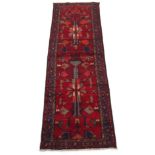 Semi-Antique Hand-Knotted Zanjan Runner