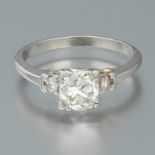1940's Platinum Diamond Ring