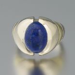 Gentleman's Gold and Lapis Ring