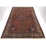 Rare Fine Near-Antique Hand-Knotted Bakhtiari Carpet, ca. 1950's