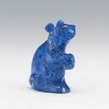 Chinese Carved Lapis Lazuli Rat Ornament